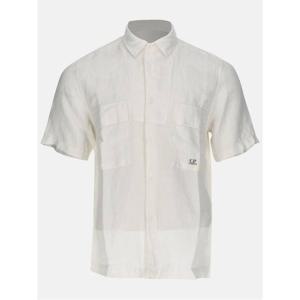 라프리마 CP컴퍼니 린넨 숏 슬리브 셔츠 반팔 16CMSH210A 005415G 103