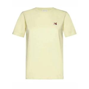 라프리마 메종키츠네 FOXHEAD 패치 레귤러 티셔츠 폭스헤드 LW00105KJ0008 P712