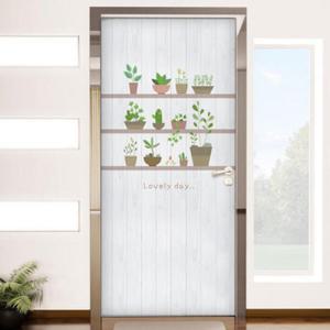 아트박스/꾸밈 ih854-러블리가든(선반위화분)패널_현관문시트지
