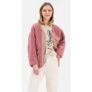 베네통 (BAJP80861) 리버시블 양털 체크 점퍼