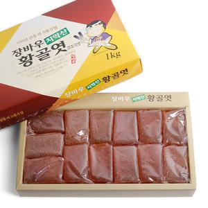 장바우 치악산 황골엿 갱엿(조각) 1kg