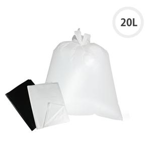 킹스봉 평판 비닐 봉지 재활용 쓰레기 봉투 20L (100매)