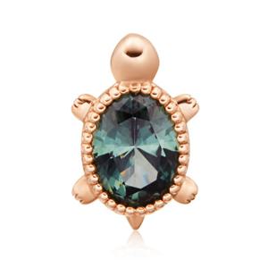 [비앤비골드]14K 그린투어멀린 거북이 펜던트 JNP17307