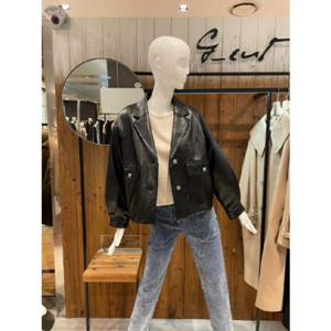 지컷 (7251175001) 페이크 레더 점퍼