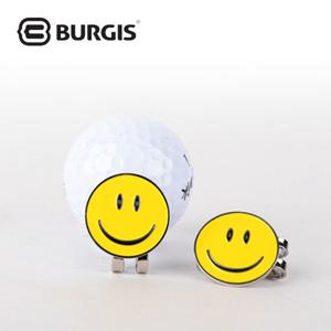 [버지스]버지스 휘둘러 스마일 골프 볼마커 / 자석 클립 볼마커