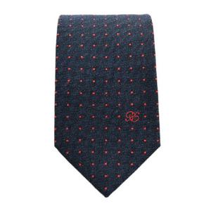 딥블루 VISTR0-005DB 심플하고 고급스런 도트 올오버 일반형 넥타이