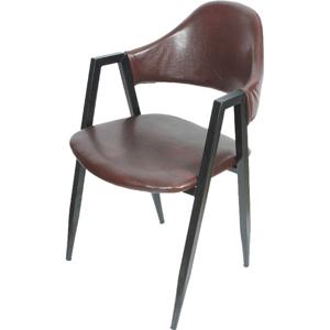 더조아 비올렛체어 브라운 카페 디자인체어