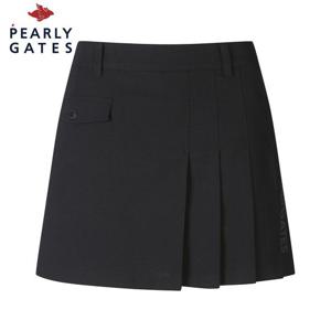 [파리게이츠] 여성 언발 플리츠 플랩 큐롯 스커트