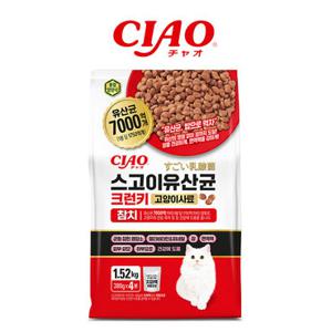 이나바 챠오 고양이 사료 스고이 유산균 크런키 참치 1.52kg