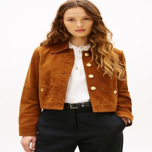 스웨이드 레더 재킷