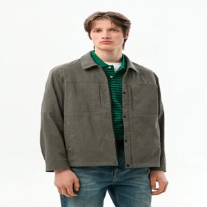 메쉬 레귤러 핏 셔츠재킷