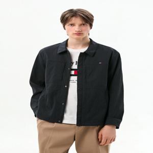 메쉬 레귤러 핏 셔츠재킷