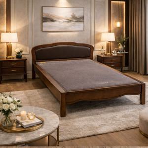 보루네오 전국무료 보루네오 딥슬립 황토볼 스프링보료 Q 원목가죽 온돌침대 HP6113F