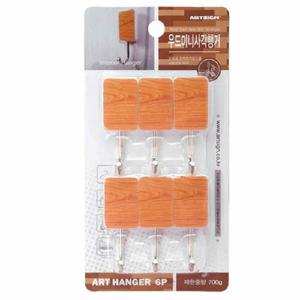 오피스넥스 우드행거 사각 5690 20 x 56 x 5 6개입 아트사인