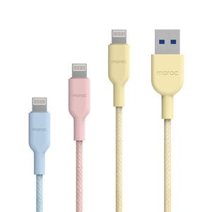 모락 모락 샤베트 USB 라이트닝 8핀 고속 충전 케이블 (3개입)