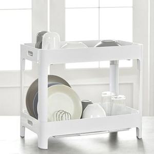 히키스 리템 2단 식기건조대 물빠짐형 수저통 도마걸이