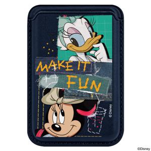 모란카노 디즈니 패치워크 디자인 맥세이프 2배자력 카드 포켓 지갑