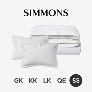 시몬스홈 [시몬스] 시몬스 홈. 화이트컬렉션 로니 침구세트 SS/QE/LK/KK/GK