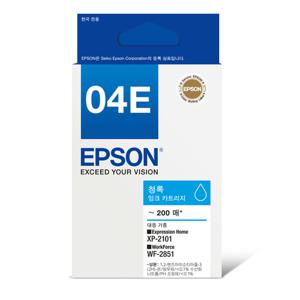 EPSON [정품]엡손 컬러잉크[T04E270][파랑][220매/호환기종:XP-2101, WF-2851]