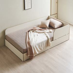 에보니아 니노 저상형 데이베드 수납 침대 수퍼싱글 SS 안전가드형 매트제외