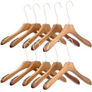 올지 올지 헤리티지 원목 옷걸이 10P 논슬립 어깨뿔방지 코트 자켓 셔츠 니트 회전고리