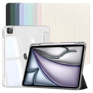 태블리스 아이패드에어 13 M2 6세대 클리어 투명 젤하드 하이브리드 커버 케이스 IO-34