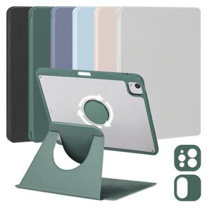 태블리스 아이패드에어4 5 6세대 M2 애플펜슬수납 마그네틱 분리형 투명 세로거치 케이스 IF-36