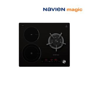 나비엔매직 [전국설치] 경동 나비엔매직 스탠드형 가스하이브리드 인덕션2구가스레인지1구/ ERG-5003