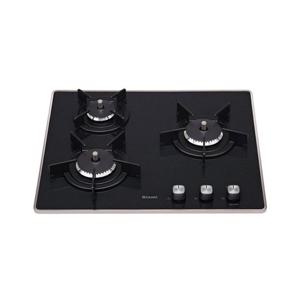 린나이코리아 [상급] 빌트인 가스레인지 3구 RBR-PF6000N (LNG, 블랙, 큐브 노브, 가스역류 누설방지)