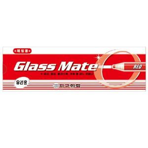 오피스넥스 지구화학 글라스메이트색연필(적색)