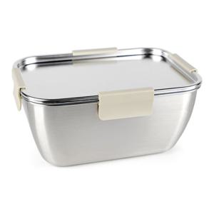 인콕 국산 올스텐 크림 스텐밀폐용기 직사각 9호 3170ml