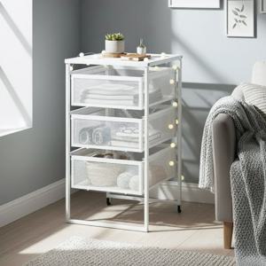 이케아 이케아 LENNART 렌나르트 서랍 유닛 철제 서랍장 정리함 화이트 103.261.78