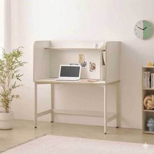 인터데코 독서실칸막이 LED조명 책상 세트 120cm P0000BRK