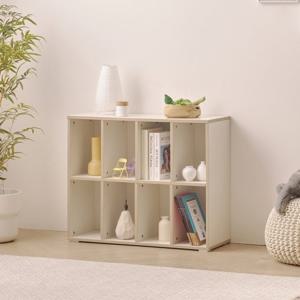 인터데코 아이방 감성 교구 정리 수납 책장 2단 80cm P0000BQZ
