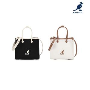 [캉골] 듀오 캔버스 토트백 Ⅱ 3913 아이보리