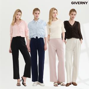 [GIVERNY] 지베르니 풀밴딩 스판팬츠 4종 (G23)