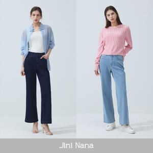 지니나나 26SS 울트라 컴포트 데님팬츠2종