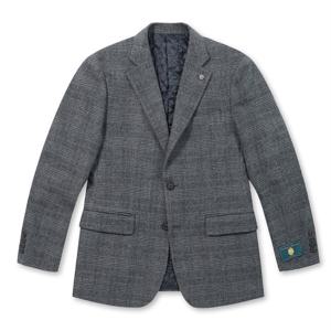 [브렌우드] 울캐시미어 브러쉬드 퀼팅 체크 자켓_BRJBW25571