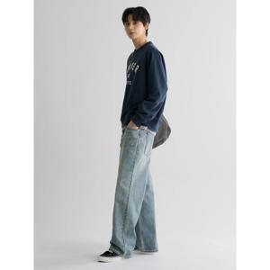 [에잇세컨즈] 빈티지 와이드 핏 데님 팬츠  스카이 블루 (456121CMCQ)