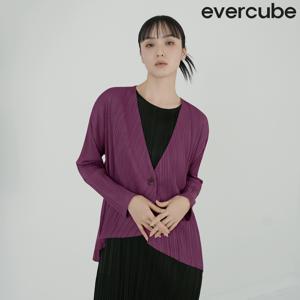 에바큐브 26SS Mix플리츠 노카라 자켓