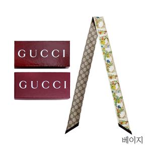 구찌 플라워 실크 스카프(777352)