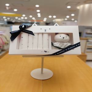 [블루독베이비hd] 25 WH)도기딸랑이손수건SET 45970BHD07 (딸랑이/손수건)