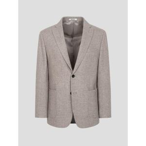 [로가디스] 울 캐시미어 혼방 헤링본 패턴 재킷  베이지 (RX5911N62A)