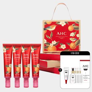 [AHC] 프리미어 앰플 아이크림 포 페이스 오렌지블라썸 에디션 40ml 4개(+증정 트라이얼 키트)