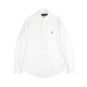폴로 랄프로렌 남여공용 클래식핏 옥스포드 셔츠 스몰화이트 (PO-MS1)