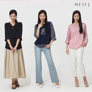 메시제이 26SS 그레이스 블라우스 3종