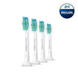 PHILIPS 필립스 소닉케어 C1 프로리절트 칫솔모 화이트 4개입 HX6014/14