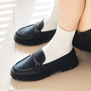 [정상가 169,000원] 엘칸토 여성 클래식 체인 로퍼 3cm LCWC40I339