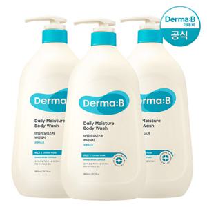 [더마비] 데일리 모이스처 (대용량) 바디워시 (코튼머스크) 880ml 1+1+1  (+바디워시30ml)