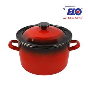 ELO IH 빨강법랑 리미티드에디션 깊은형 양수냄비 24cm